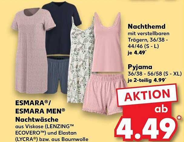 ESMARA®/ ESMARA MEN® Nachtwäsche
