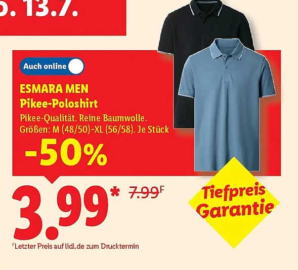 ESMARA MEN Pikee-Poloshirt