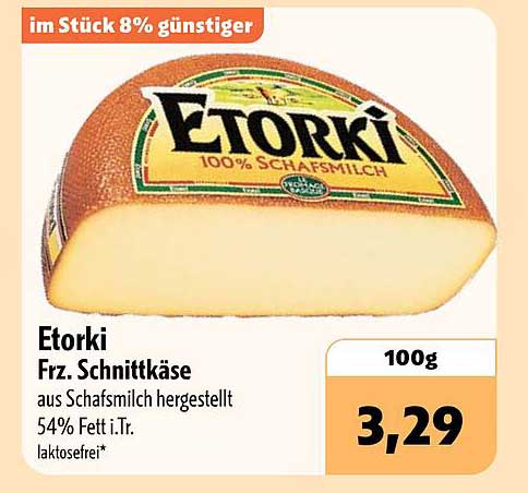 Etorki Frz. Schnittkäse
