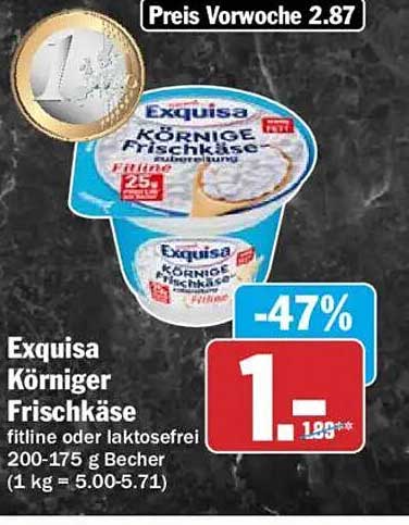 Exquisa Körniger Frischkäse