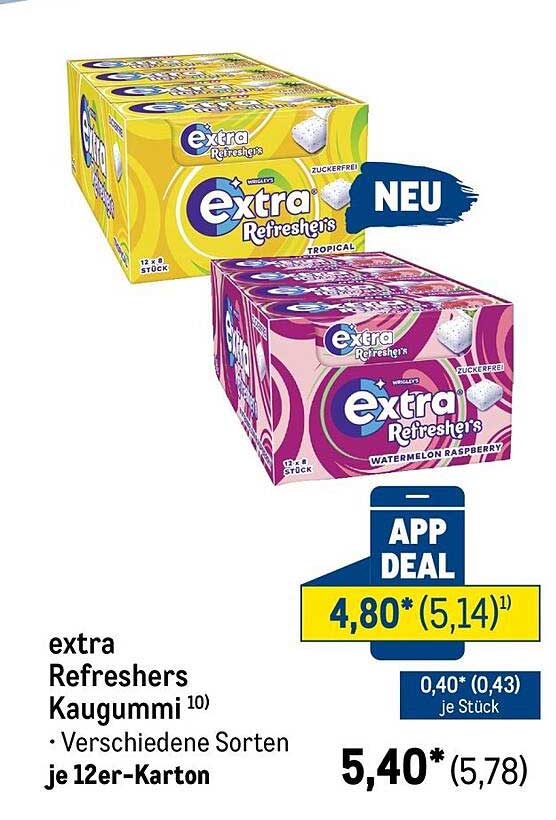 extra Refreshers Kaugummi