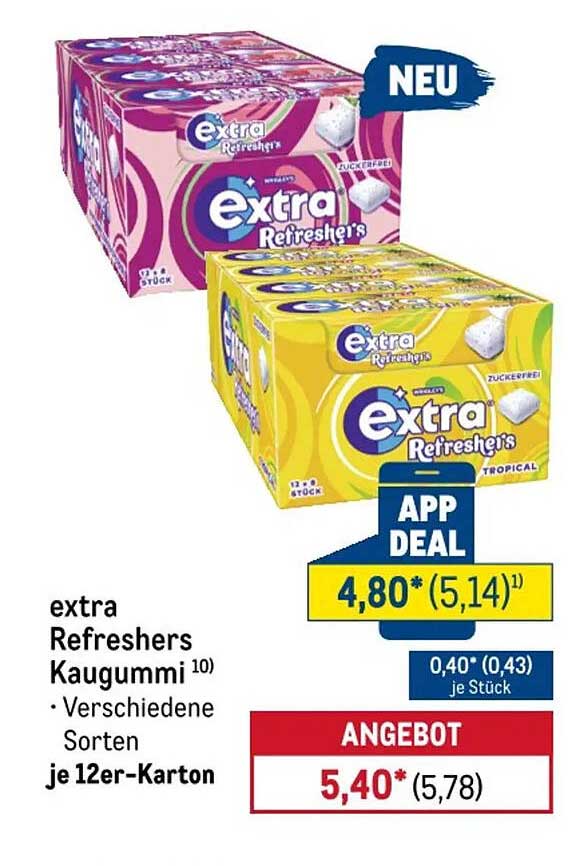 extra Refreshers Kaugummi