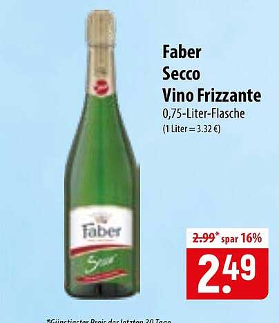 Faber Secco Vino Frizzante