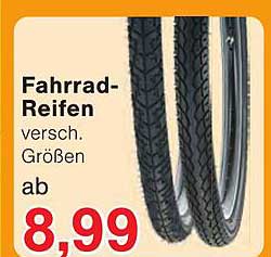 Fahrrad-Reifen versch. Größen ab