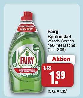 Fairy Spülmittel versch. Sorten 450-ml-Flasche