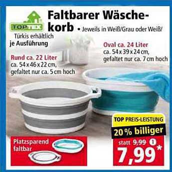 Faltbarer Wäschekorb