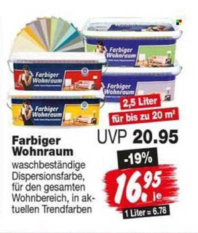 Farbiger Wohnraum
