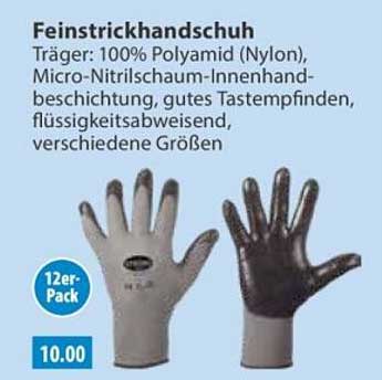 Feinstrickhandschuh
