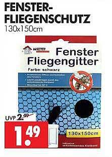 FENSTER-FLIEGENSCHUTZ 130x150cm Fenster Fliegengitter