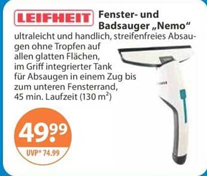 Fenster- und Badsauger „Nemo“