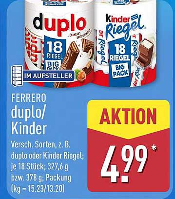 FERRERO duplo/ Kinder