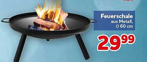 Feuerschale aus Metall, Ø 60 cm