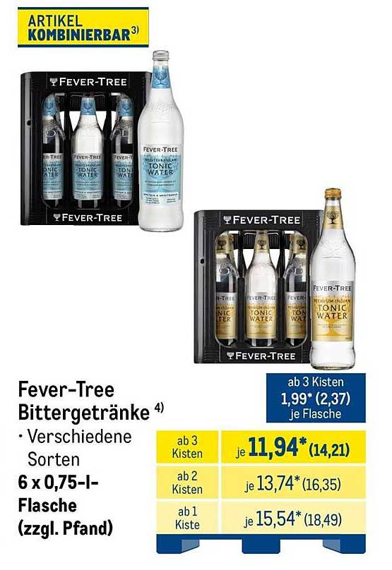 Fever-Tree Bittergetränke