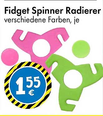 Fidget Spinner Radierer