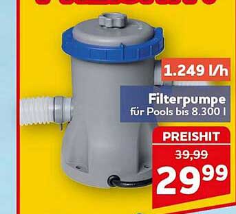 Filterpumpe für Pools bis 8.300 l