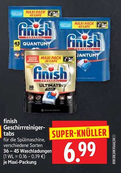 finish Geschirrreiniger-tabs