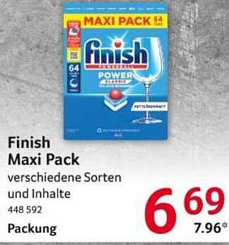 Finish Maxi Pack verschiedene Sorten und Inhalte