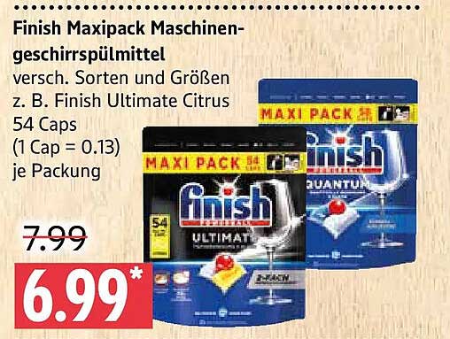Finish Maxipack Maschinengeschirrspülmittel