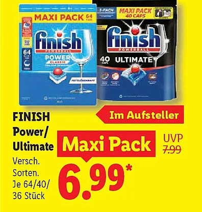 FINISH Power/Ultimate Maxi Pack