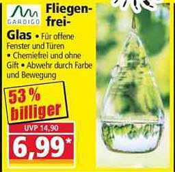 Fliegen-frei-Glas – für offene Fenster und Türen