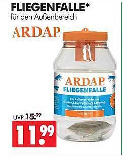 FLIEGENFALLE* für den Außenbereich ARDAP