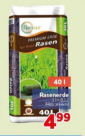 florasan PREMIUM ERDE für Ihren Rasen
