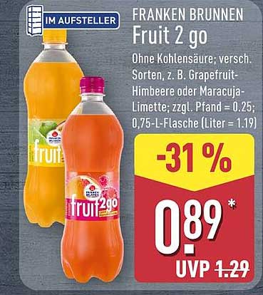 FRANKEN BRUNNEN Fruit 2 go