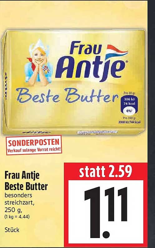 Frau Antje Beste Butter
