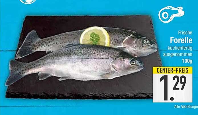Frische Forelle küchenfertig ausgenommen 100g
