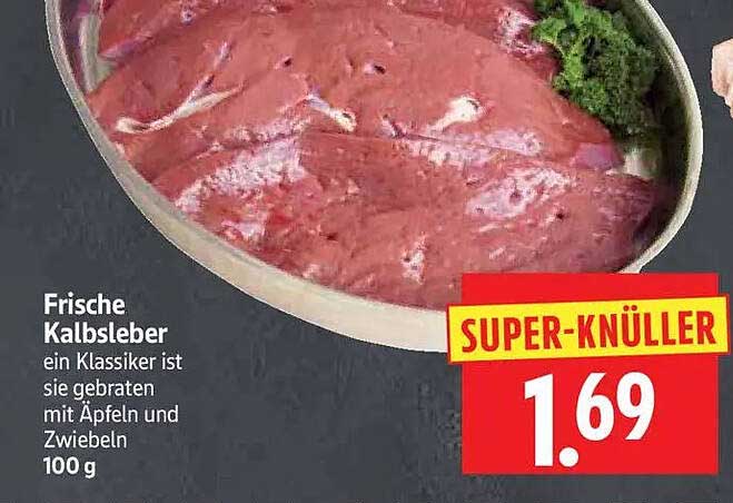Frische Kalbsleber
