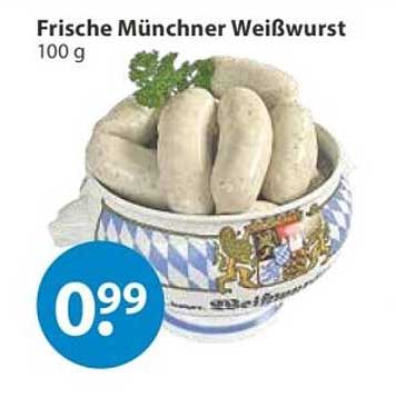 Frische Münchner Weißwurst