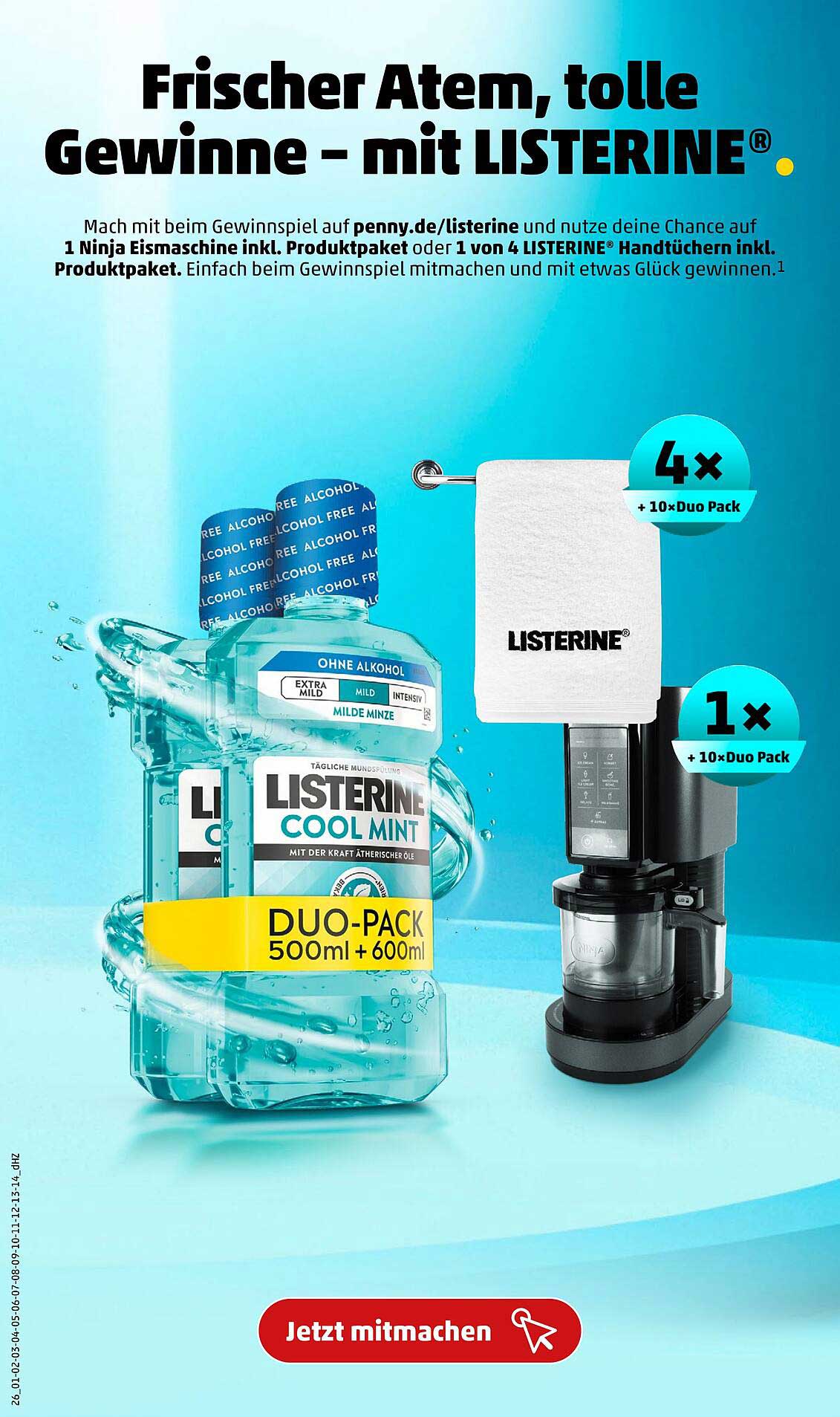 Frischer Atem, tolle Gewinne – mit LISTERINE®