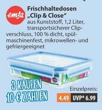 Frischhaltedosen „Clip & Close“