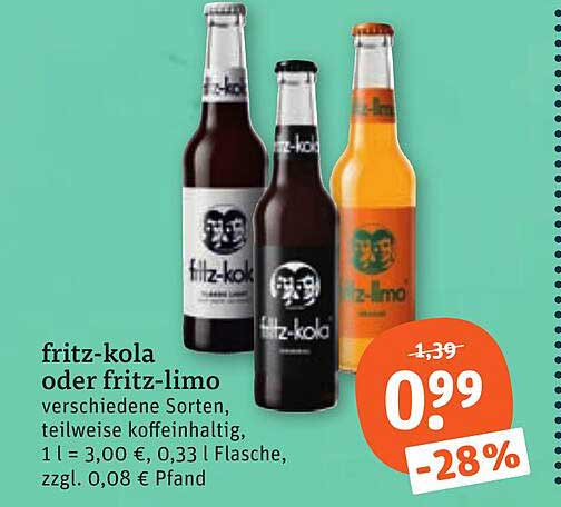 fritz-kola oder fritz-limo