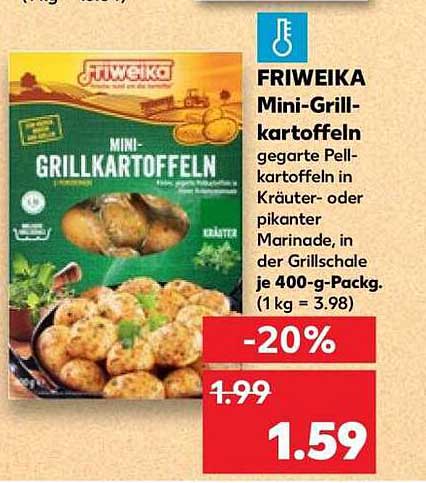 FRIWEIKA Mini-Grillkartoffeln