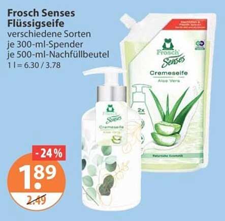 Frosch Senses Flüssigseife