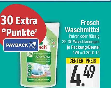Frosch Waschmittel