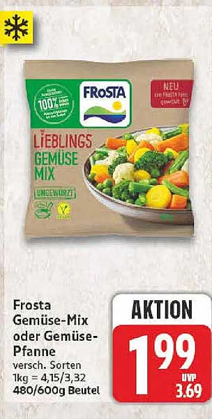 Frosta Gemüse-Mix oder Gemüse-Pfanne