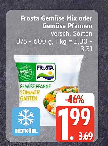 Frosta Gemüse Mix oder Gemüse Pfanne versch. Sorten
