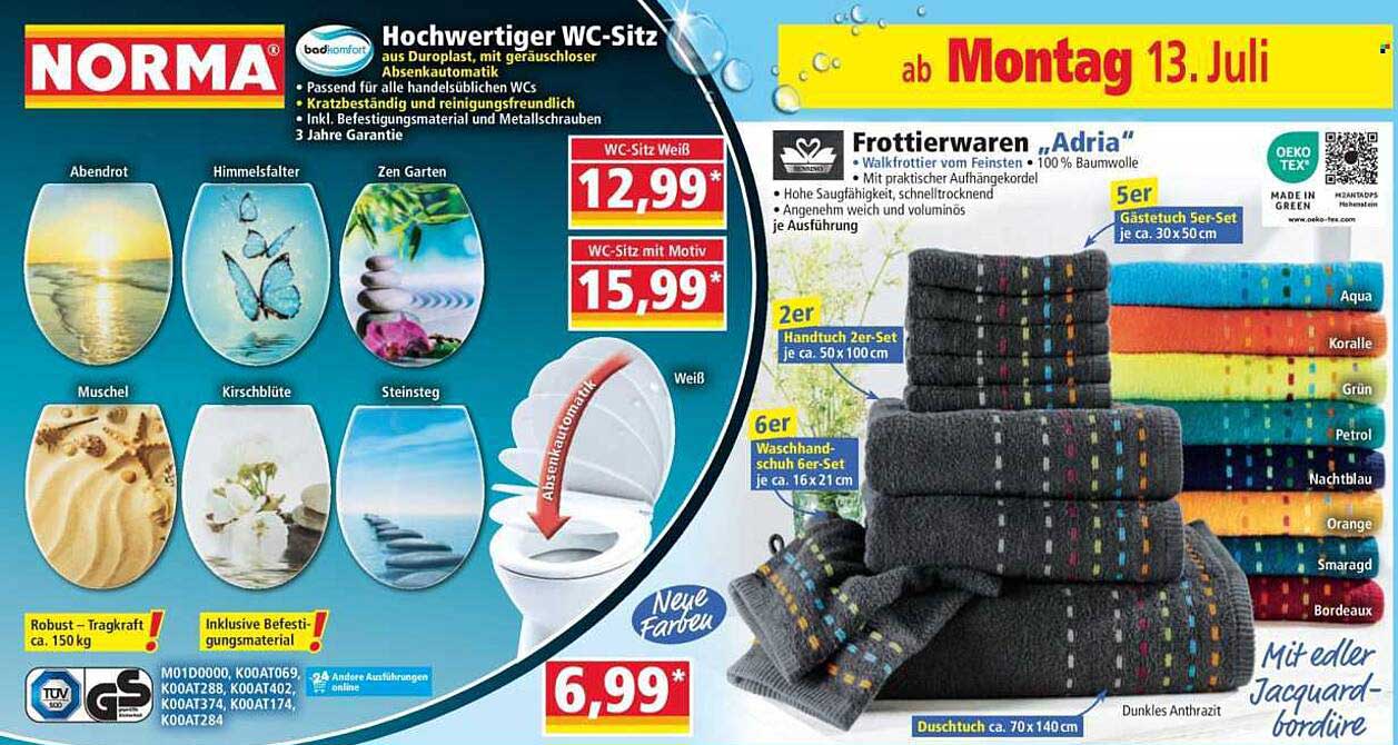 Frottierwaren „Adria“