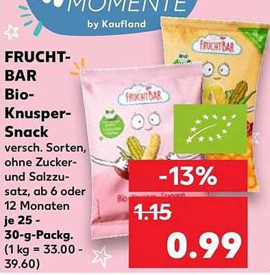 FRUCHT-BAR Bio-Knusper-Snack