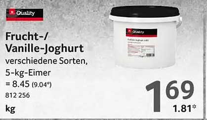 Frucht-/Vanille-Joghurt