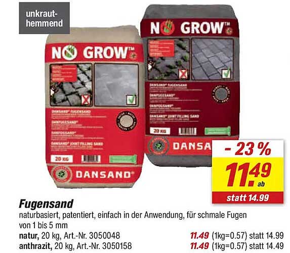 Fugensand