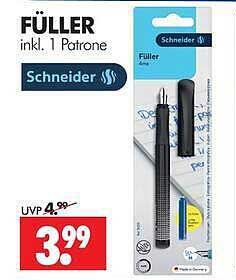Füller inkl. 1 Patrone