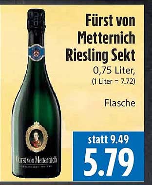 Fürst von Metternich Riesling Sekt