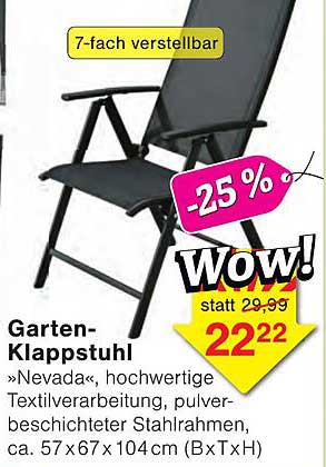 Garten-Klappstuhl »Nevada«