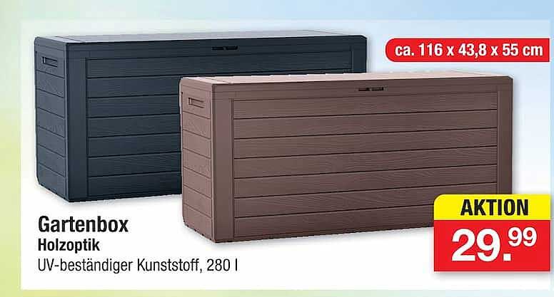 Gartenbox Holzoptik