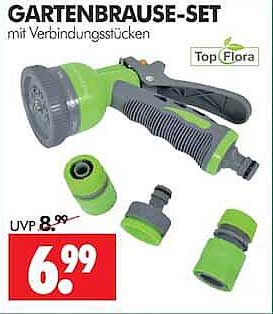 GARTENBRAUSE-SET mit Verbindungsstücken