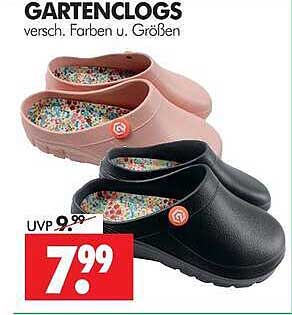 GARTENCLOGS versch. Farben u. Größen