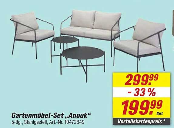 Gartenmöbel-Set „Anouk“